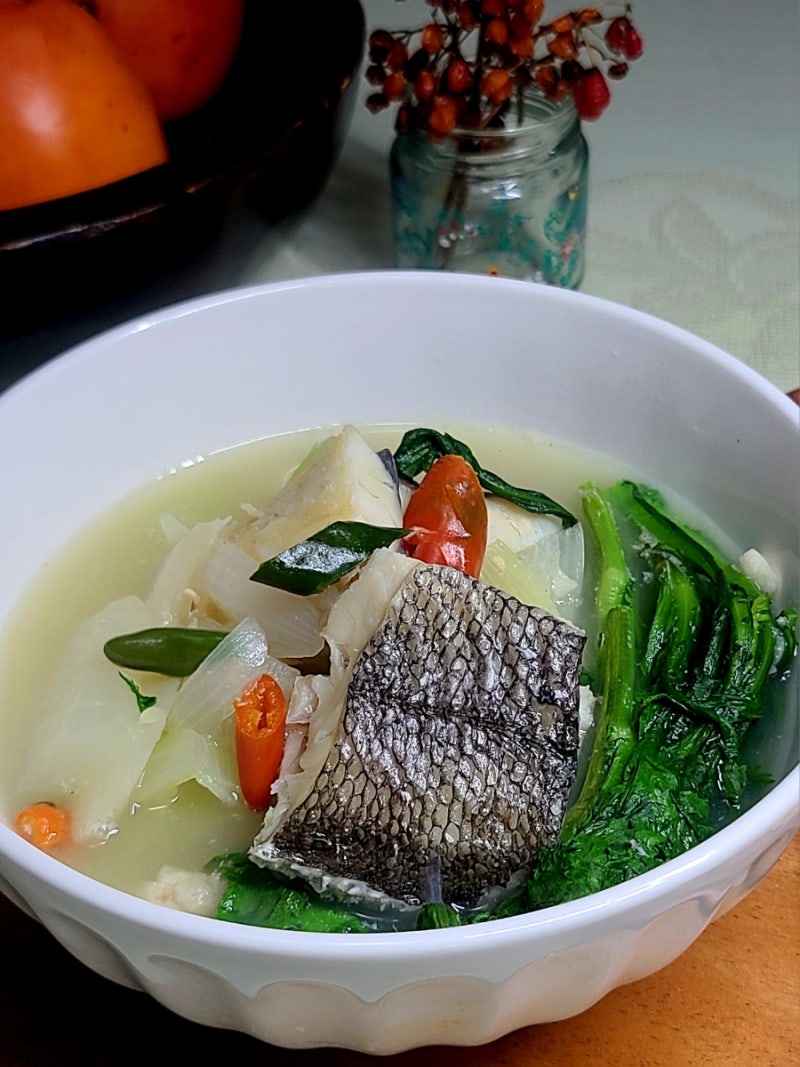 반건조우럭 지리탕! 맑은탕!