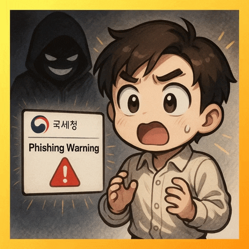  ‘국세청입니다’ 메일, 클릭 한 번으로 내 정보가 새요… 북한 코니 조직 주의보