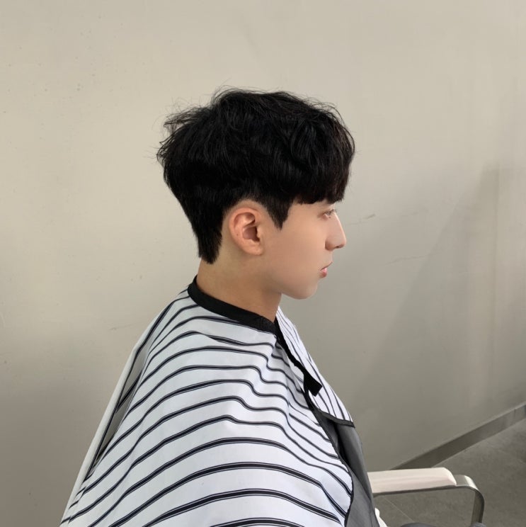  하남 미사 미용실 어던헤어 진이 원장님 남자 볼륨 다운펌