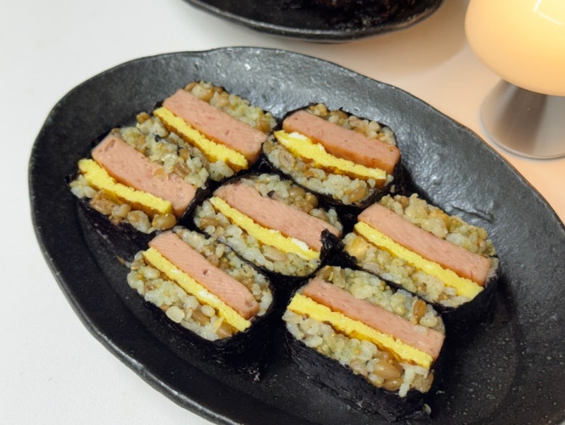 틀없이 통조림햄 네모김밥 스팸무스비 만들기
