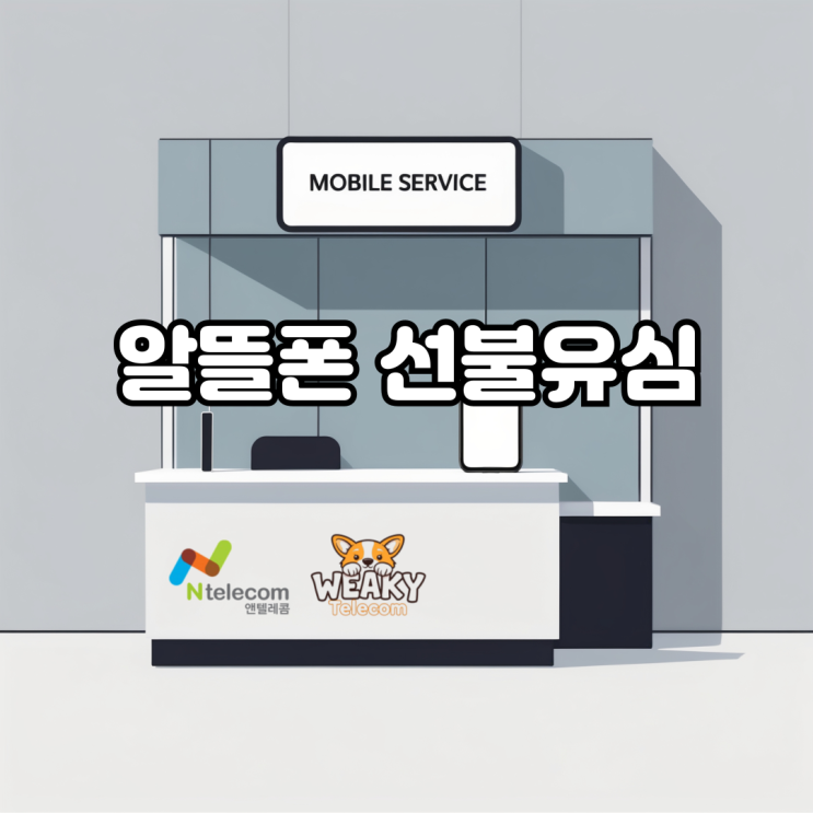  신용불량, 통신 연체자도 가능한 알뜰폰 선불유심 개통방법!