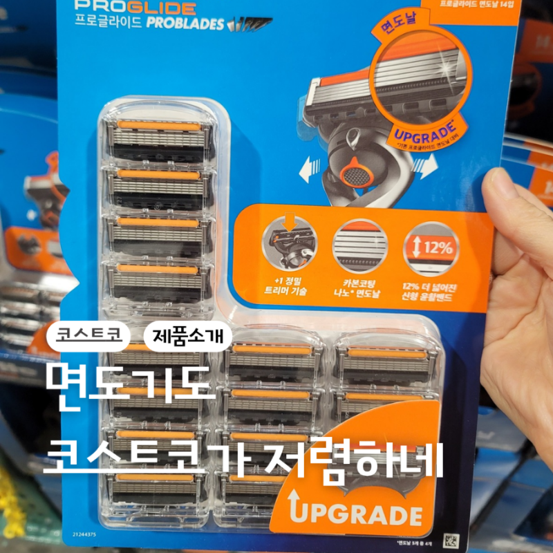 [코스트코 면도기/면도날] 질레트 센서3 일회용면도기 질레트 프로글라이드 도루코 페이스3D....