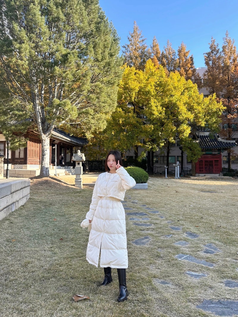 잇미샤 여성 패딩 신예은 롱패딩 입어본 후기