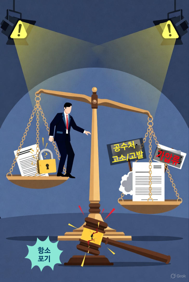 <b>대장동</b> 항소 포기 사태 파장... 재산' <b>가압류</b> 및 공수처 고소... 