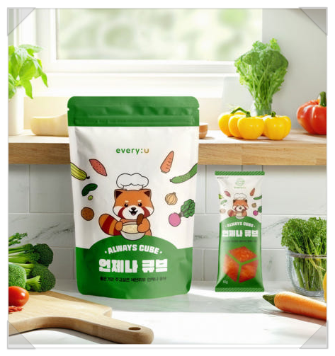  간편하게 영양 충전! 에브리유 야채 큐브 당근 외 40종 15g x 6개입 개별스틱 토핑 다진 야채 죽 미음