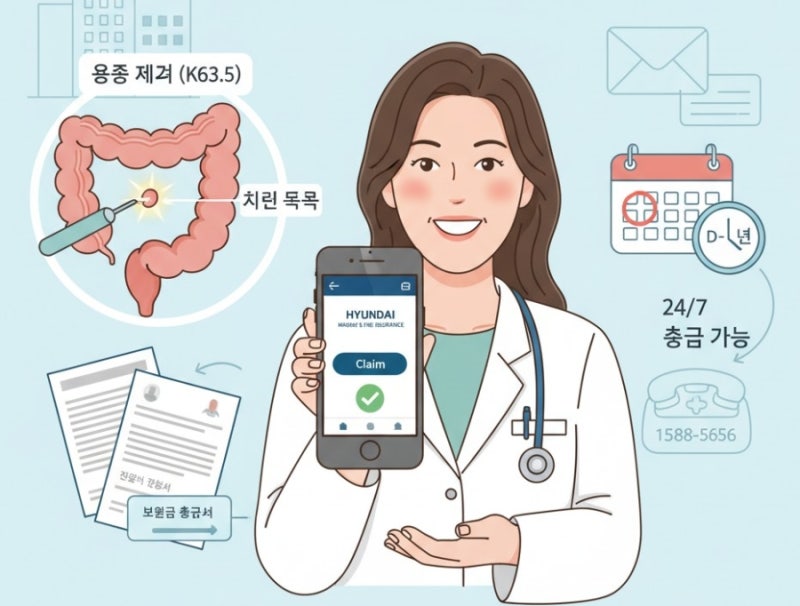 용종제거후 보험청구