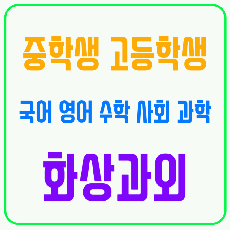  성북구 중3 맞춤형 화상과외, 과목별 취약점 분석으로 고입 자신감 업