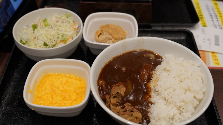  아이와 함께 떠난 마쓰야마 오카이도맛집 24시 요시노야에서 가족식사