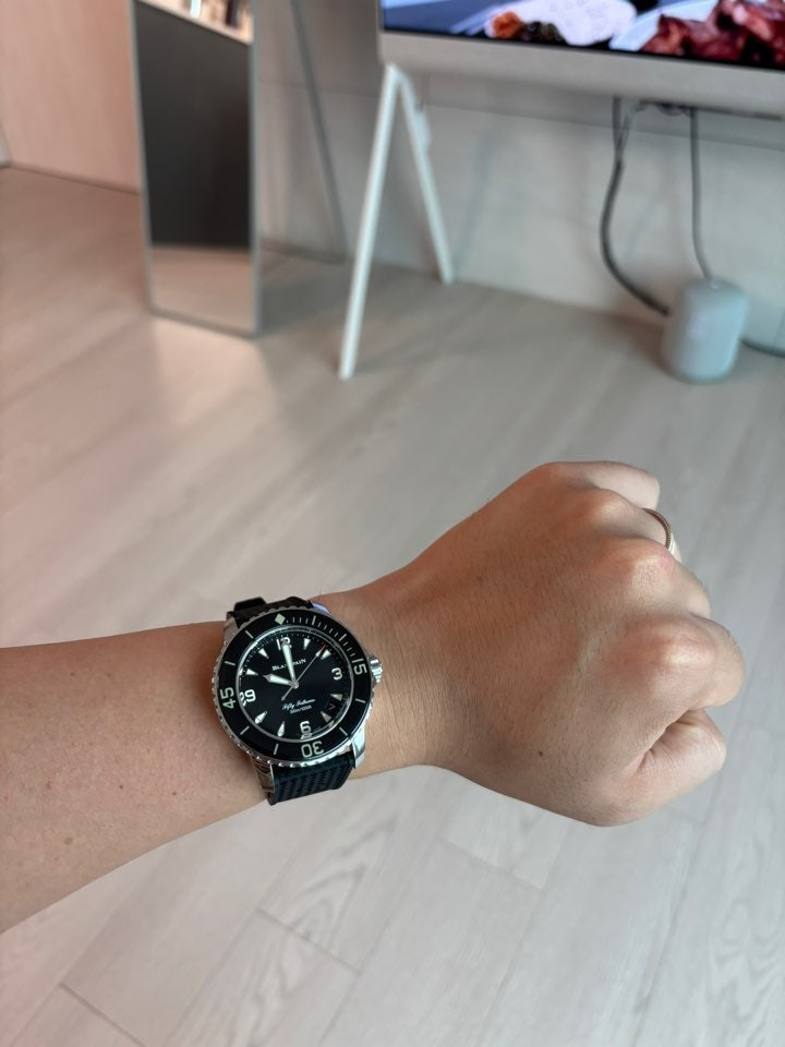 [시계 리뷰] 블랑팡 피프티패덤즈 신형 42.3mm 검판_Blancpain Fifty Fathoms Automatique, 내돈내산 3개월 실사용 리뷰