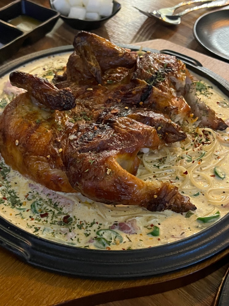  의정부역 맛집 화계전통 촉촉한 전기구이통닭 누룽지부터 로제파스타까지 한 판에 치맥맛집