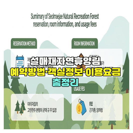 설매재자연휴양림 예약방법·객실정보·이용요금 총정리