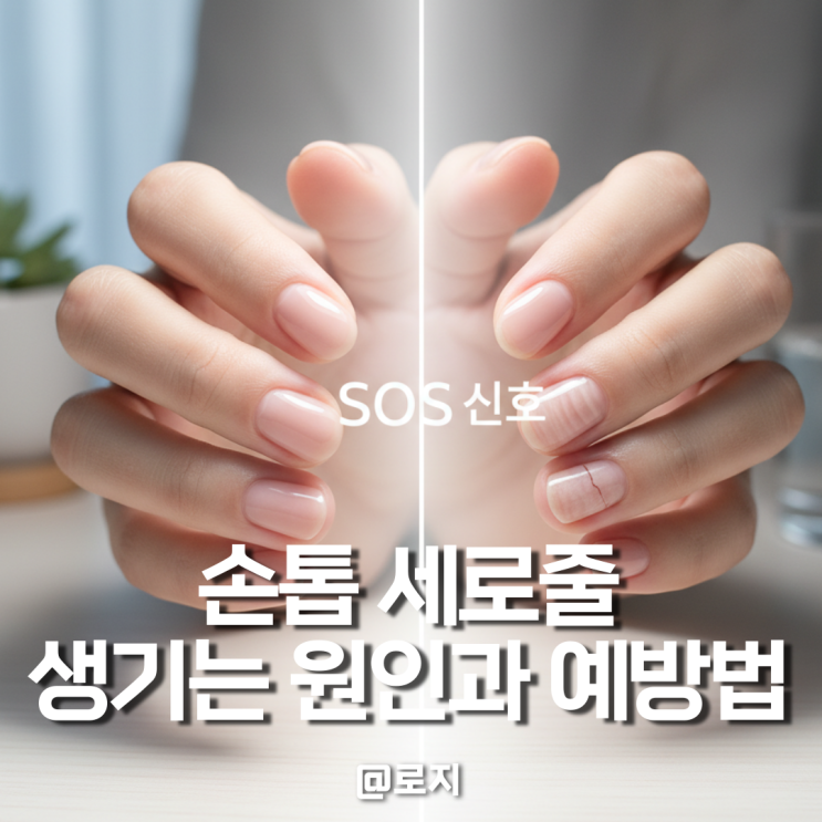  손톱 세로줄 생기는 이유 원인과 예방법