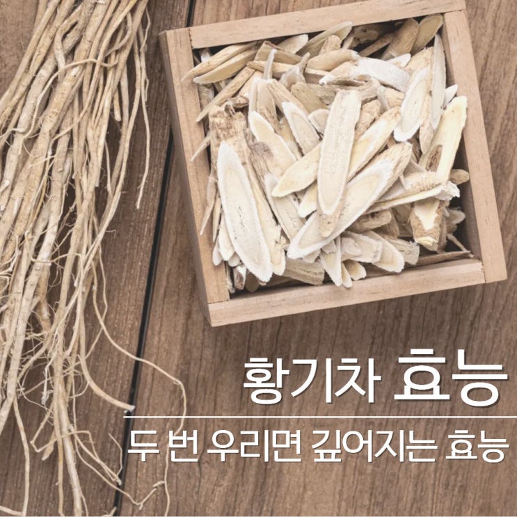  황기차 효능 5가지 끓이는법 부작용