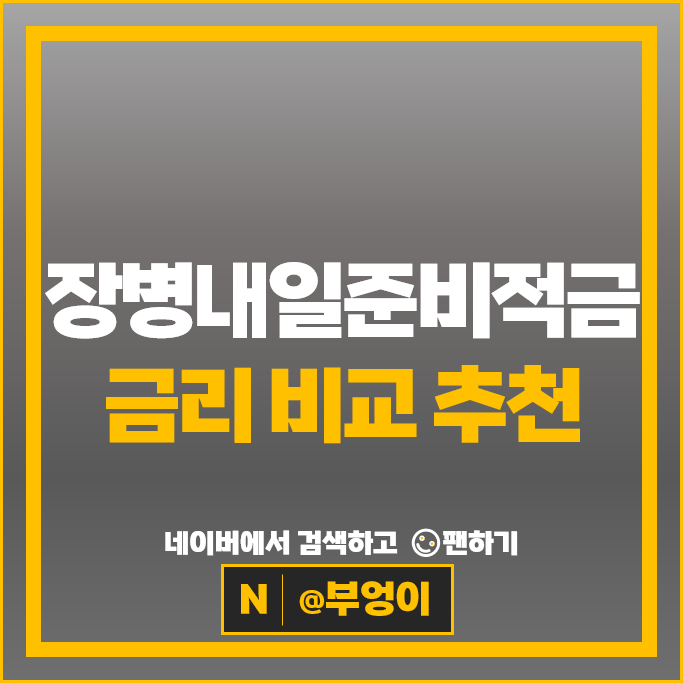  2025 군인 적금 추천 : 장병내일준비적금 금리 비교