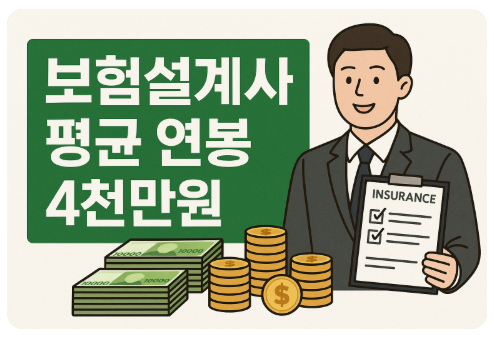 보험설계사로 억대 연봉 벌 수 있을까? 보험설계사 평균 연봉 4천만원