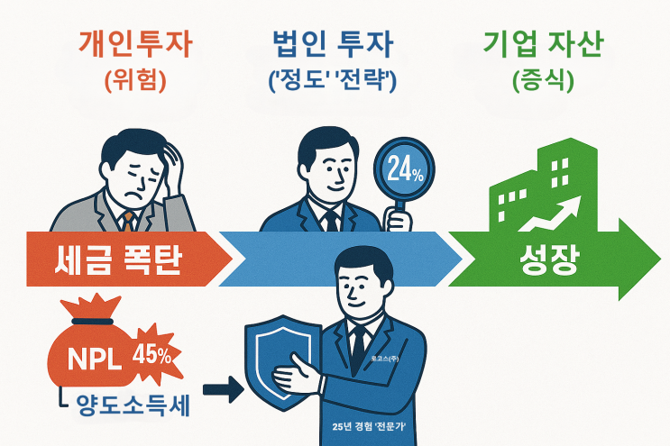  NPL(부실채권), '개인'이 아닌 '법인'으로 투자해야 하는 이유