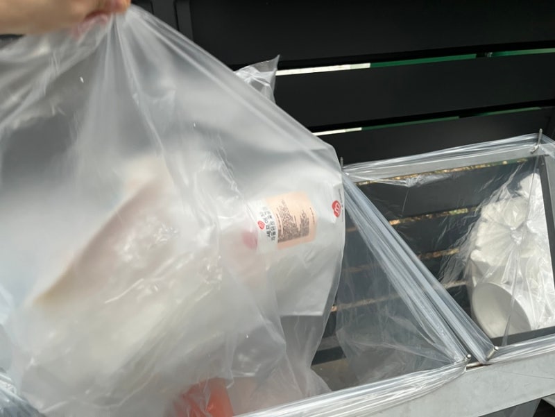 분리수거 비닐봉투 추천! 뽑아쓰는 봉투 크기도 딱 좋아요