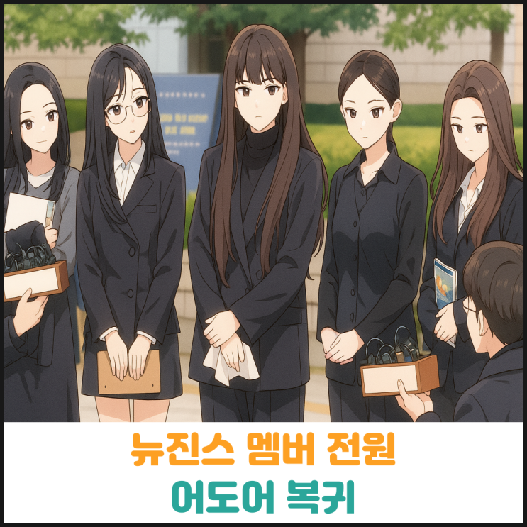  뉴진스 멤버 전원 어도어 복귀