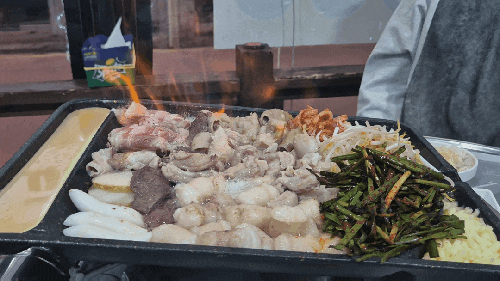 모래내시장 곱창 맛집 막창대창모듬 인천구월동 통큰소곱창