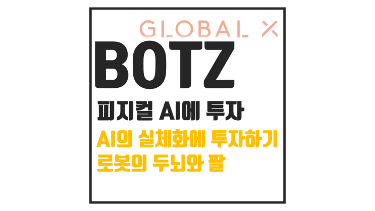  BOTZ ETF 투자 분석, 로봇과 AI 실체화를 믿는다면