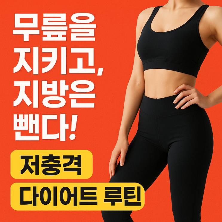  ️ 저충격 운동 루틴으로 무릎 부담 없이 체지방 줄이기