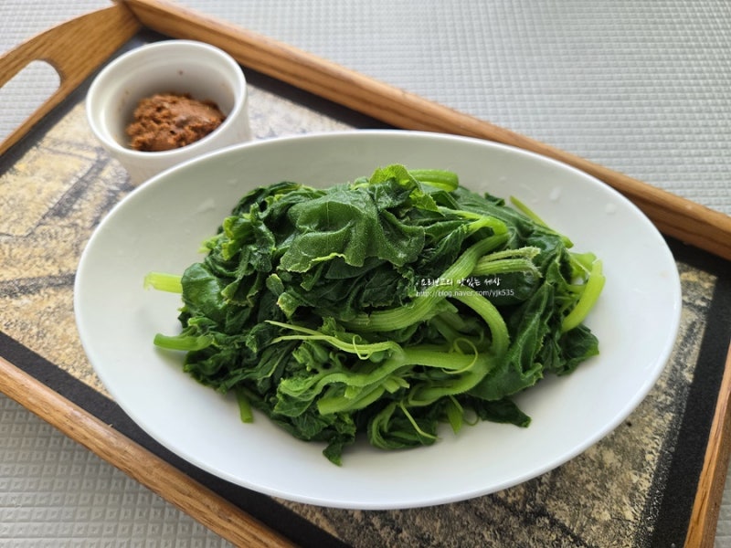 호박잎쌈 맛있는 끝물 호박잎 손질 삶기