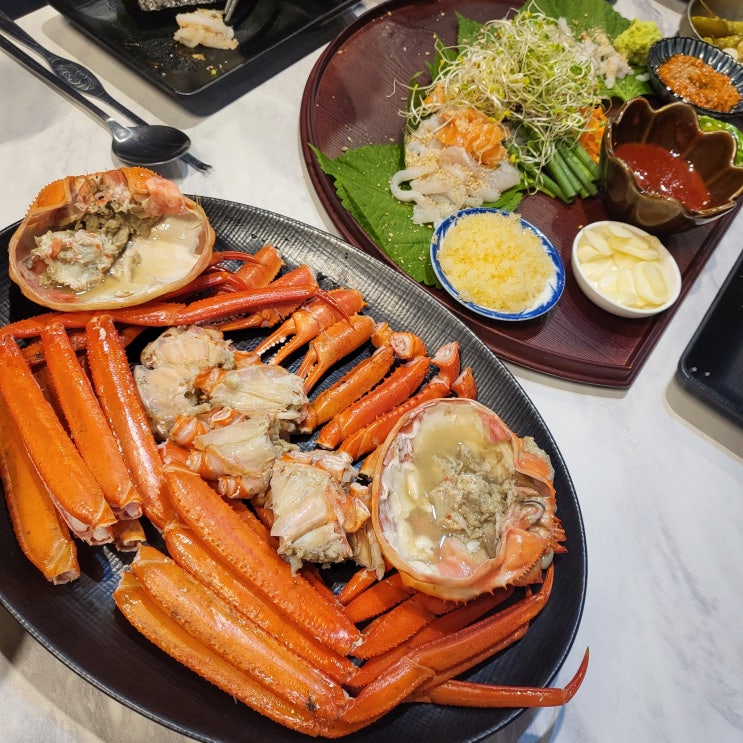  성남 모란역 횟집 해산물 다이꼬 홍게세트 맛집