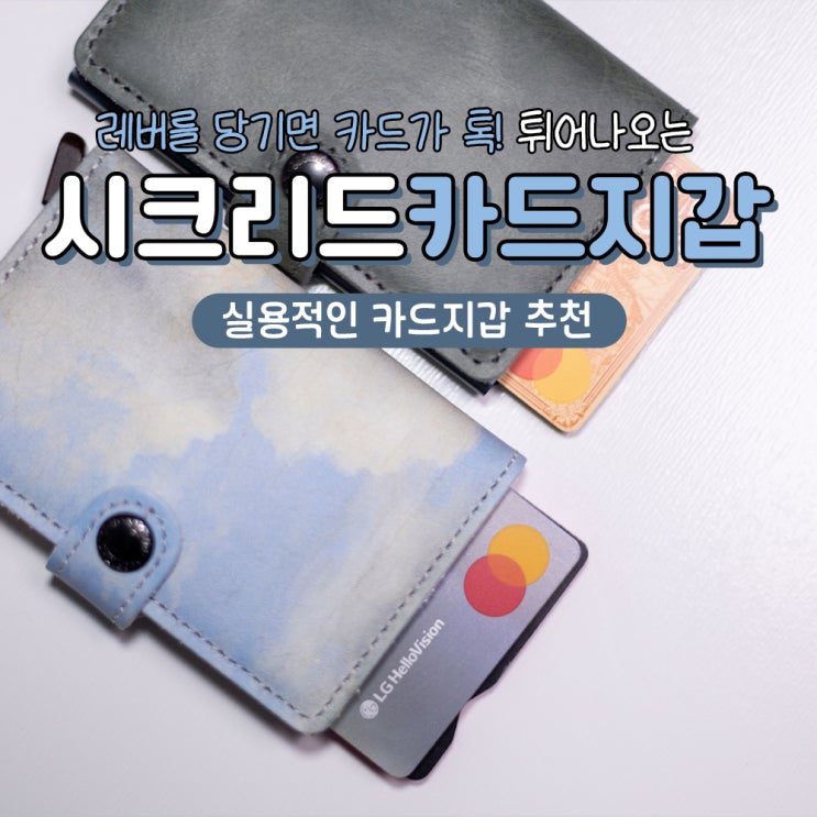  커플 카드지갑 추천 슬롯 많은 시크리드 미니월렛