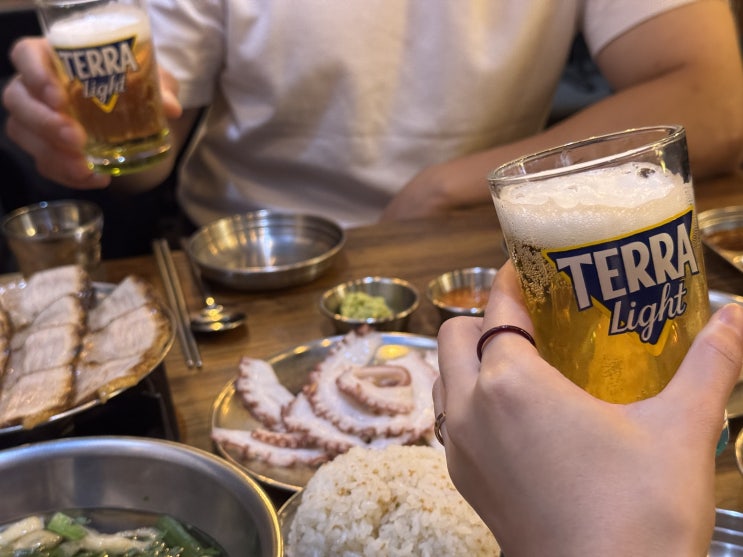  마곡나루 맛집 돌문어＋수육 상차림 찐이야! 문어집에서 겨울 보양 한상