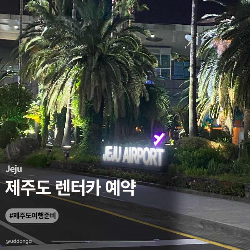 제주도 여행 준비 | 롯데렌터카 예약 & 추가운전자 등록
