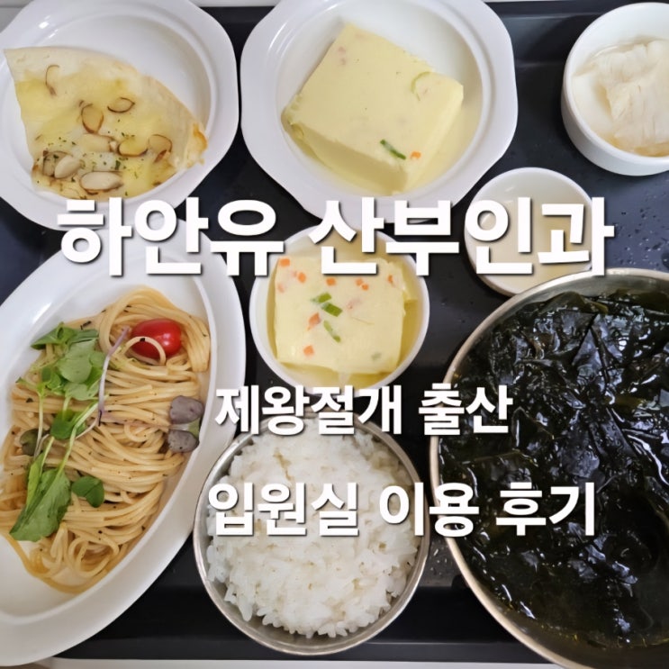  제왕절개출산 하안유산부인과 입원실 후기 (입원비 & 입원실식사)