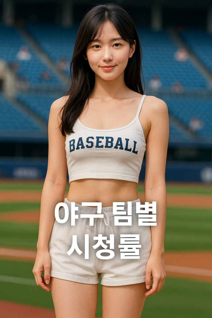  2025년 KBO 야구 구단별(팀) TV시청률 순위