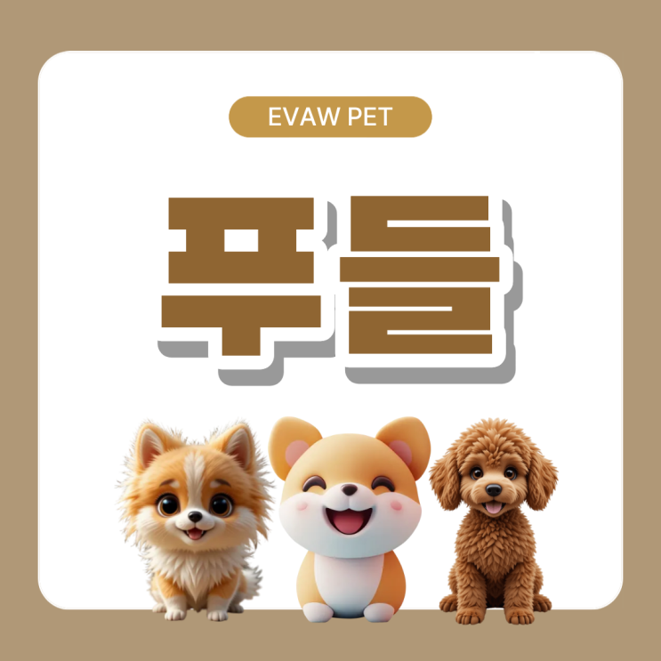  푸들, 애견미용 산업의 중심에 선 지적이고 우아한 반려견