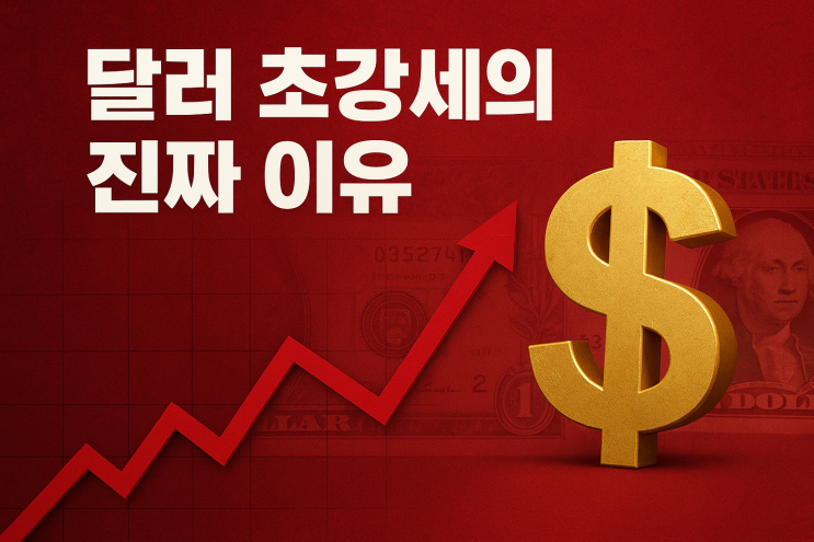  원달러 환율 1460원 돌파, 달러 초강세의 이유 4가지
