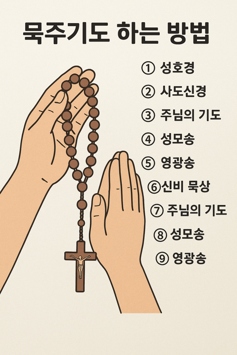 천주교인을 위한 묵주기도 하는 방법