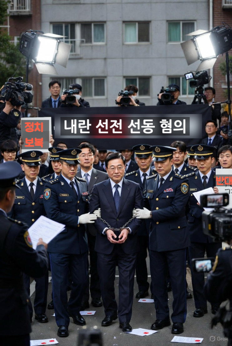 <b>황교안</b> 전 총리 체포: <b>내란</b> 선전·<b>선동</b> 혐의, '12·3 계엄 지지... 