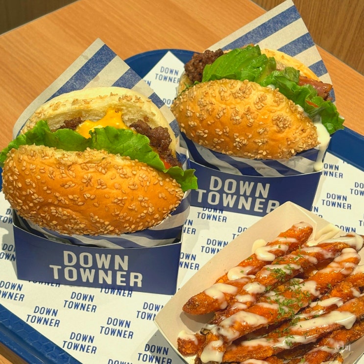  부산 남포동 맛집 햄버거 광복 롯백 다운타우너 수제버거 솔직후기