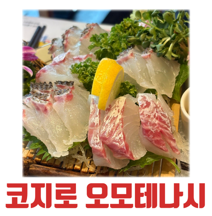  선유도역 이자카야 코지로오모테나시, 사시미와 히레사케의 완벽한 조화
