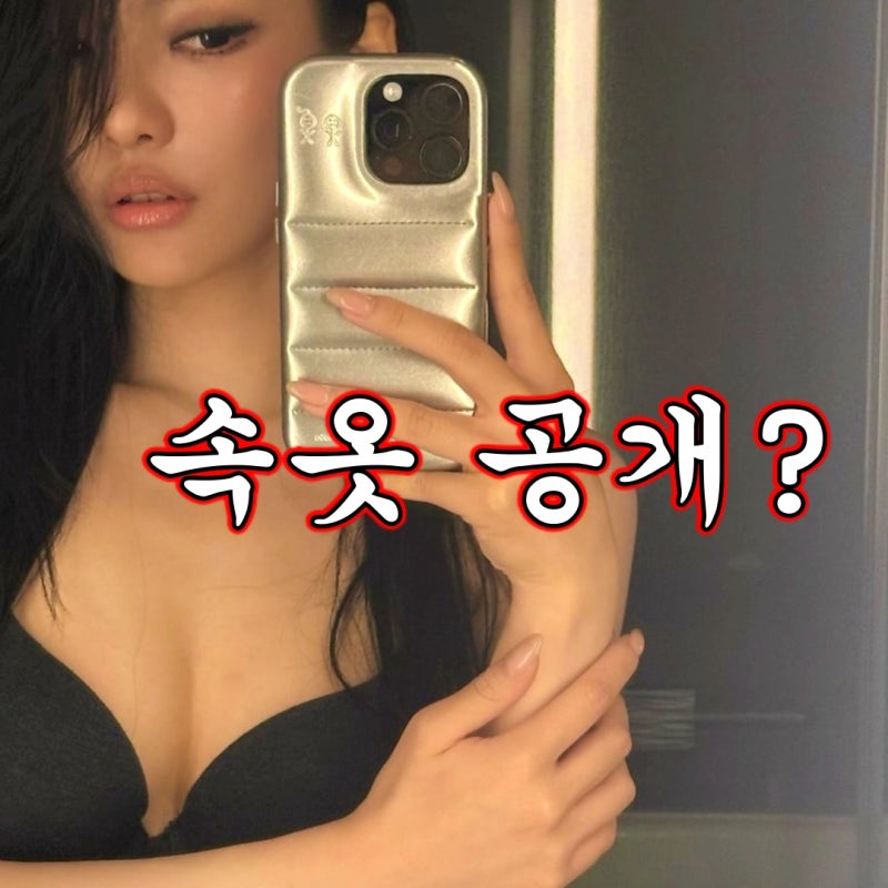 직접 밝힌 에스파 닝닝 속옷 정체 빅토리아시크릿 빅시 브라