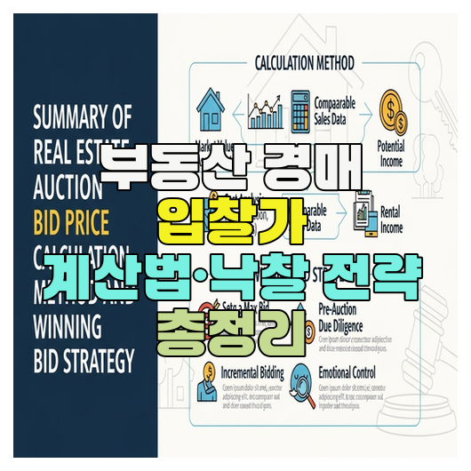  부동산 경매 입찰가 계산법·낙찰 전략 총정리