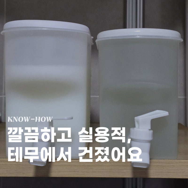 테무 세제 디스펜서 대용량 후기