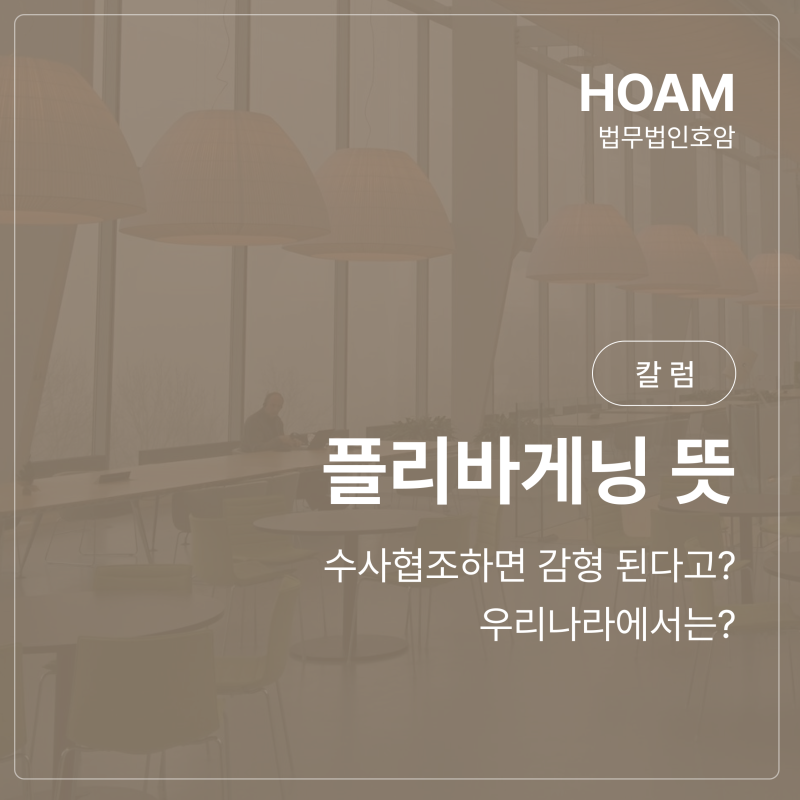 플리바게닝 뜻, 수사협조하면 감형 된다고? 우리나라에서는?