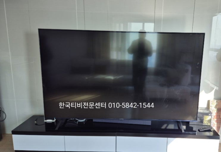  청라 tv수리 86인치 LG패널파손_한국티비전문센터