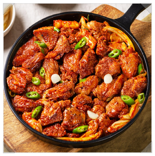  캠핑의 맛을 완성하는 순살 닭갈비 500g 춘천식닭갈비 캠핑음식