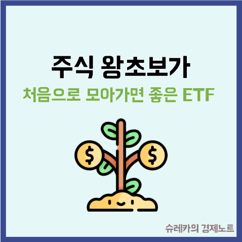  주식 왕초보가 처음으로 모아가면 좋은 ETF 추천
