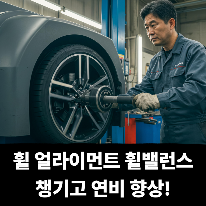  초보운전자 꼭 보세요! 휠 얼라이먼트 휠밸런스 챙기고 연비 향상!