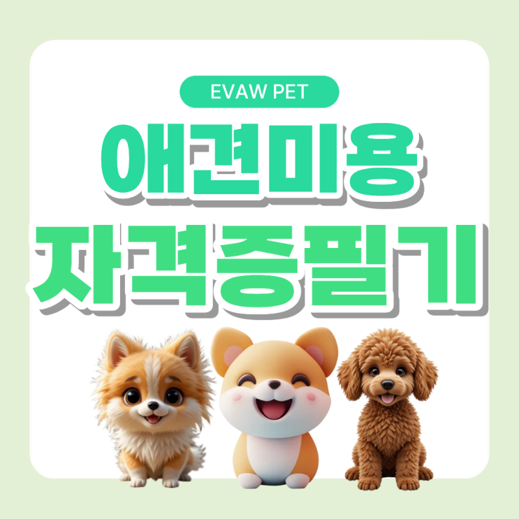  애견미용자격증필기 완벽 가이드｜2025년 최신 합격 비법