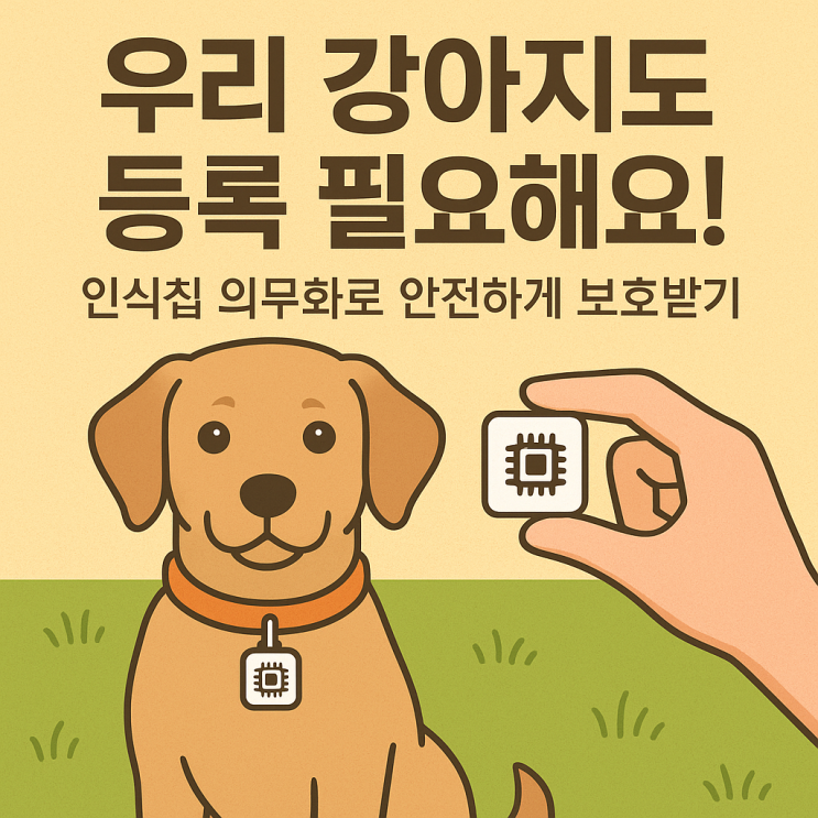  반려견 인식칩 의무화 트렌드 지금 알아야 할 펫 등록과 보호 제도 변화