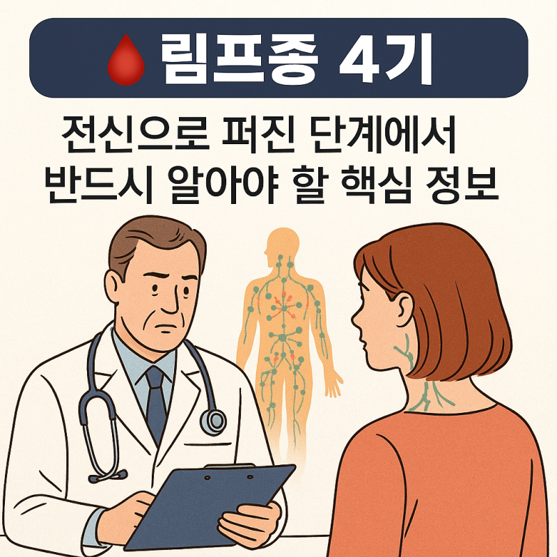 림프종 4기 — 전신으로 퍼진 단계에서 반드시 알아야 할 핵심 정보