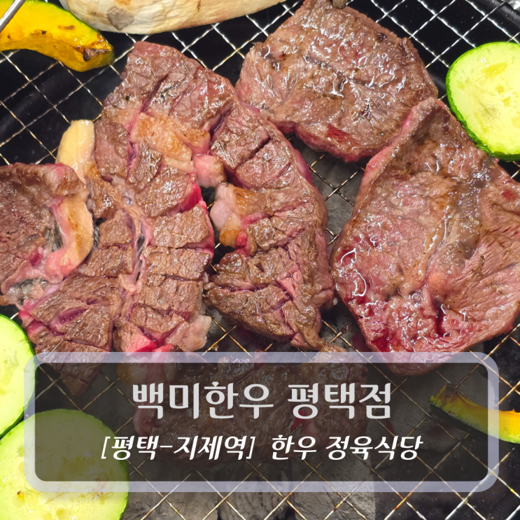  평택 한우 정육식당 :: 백미한우 평택점 - 가성비 한우 모듬 후기